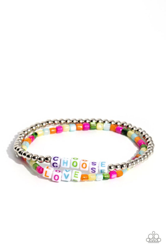 Chasing Love - Multi - Paparazzi Bracelet Image