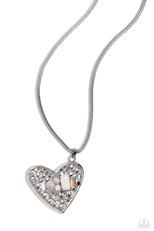 Tilted Trailblazer - Pink - Paparazzi Necklace Image