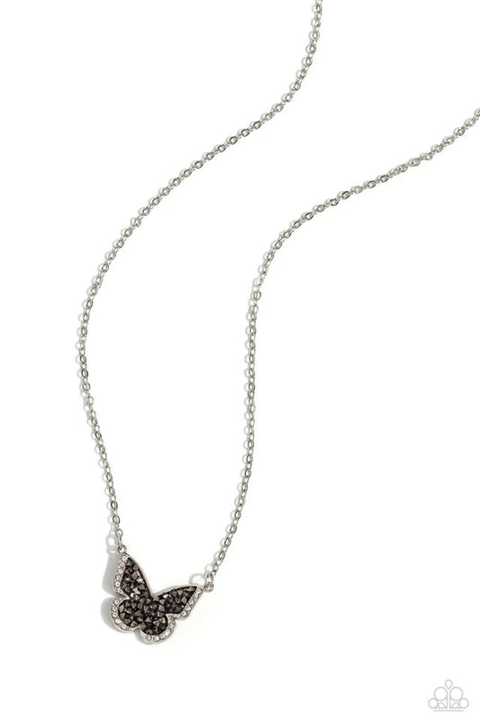 Seize the Smolder - Silver - Paparazzi Necklace Image