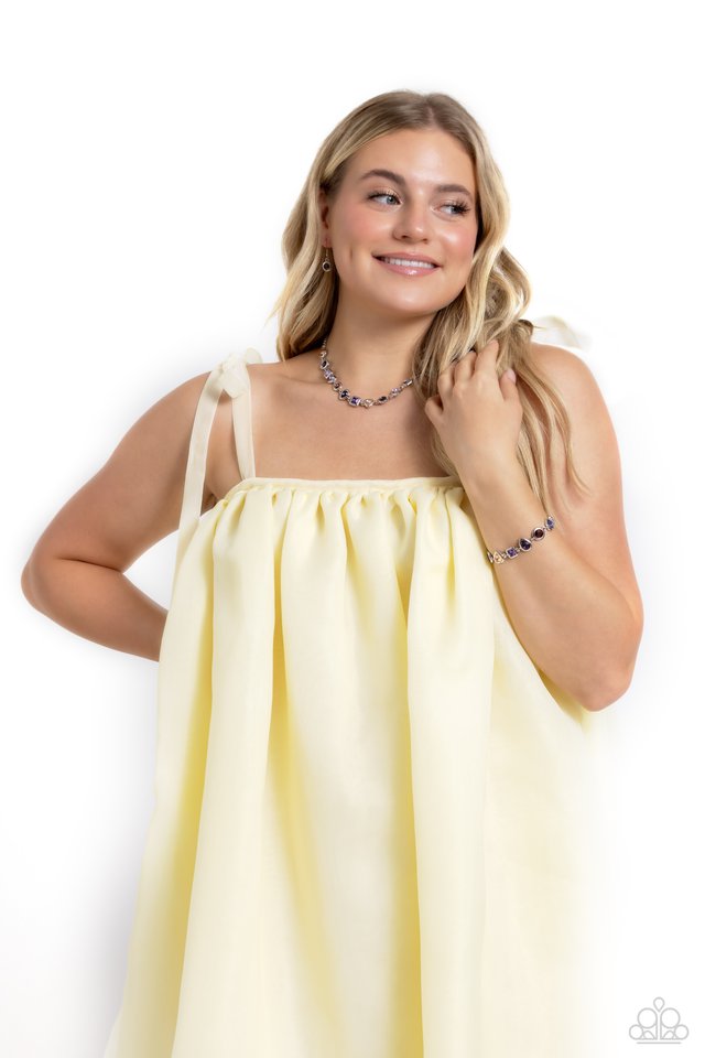 Actively Abstract - Purple - Paparazzi Bracelet Image