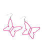 Soaring Silhouettes - Pink - Paparazzi Earring Image