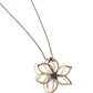 Flowering Fame - Brass - Paparazzi Necklace Image