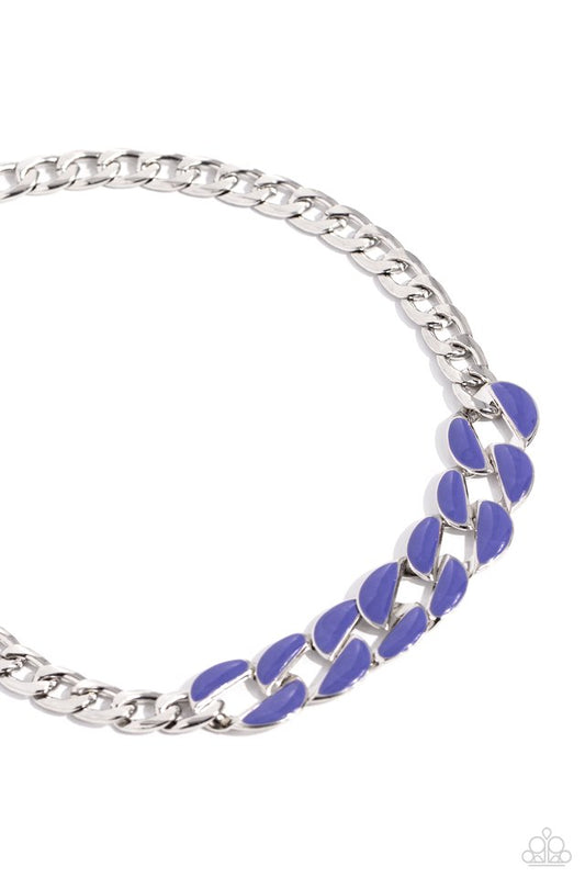 CURB Craze - Blue - Paparazzi Necklace Image