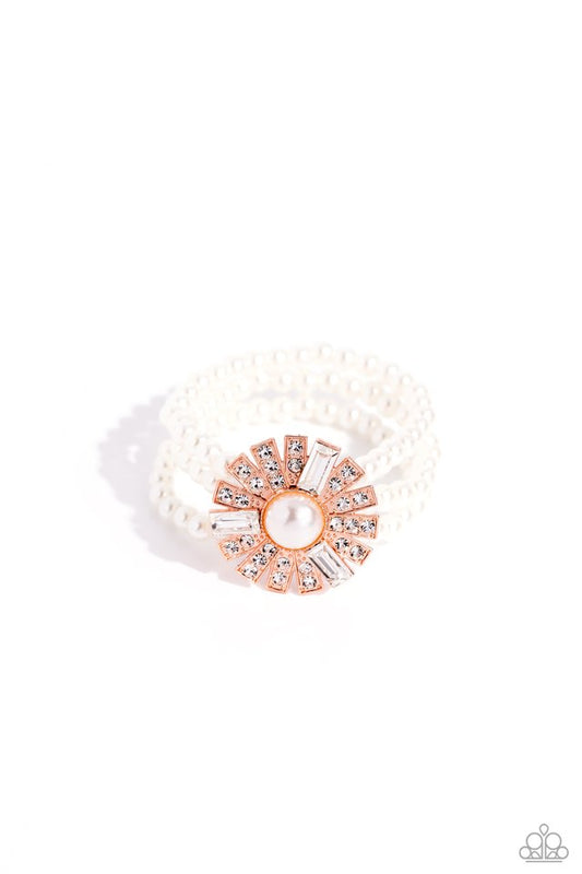 Gifted Gatsby - Copper - Paparazzi Bracelet Image