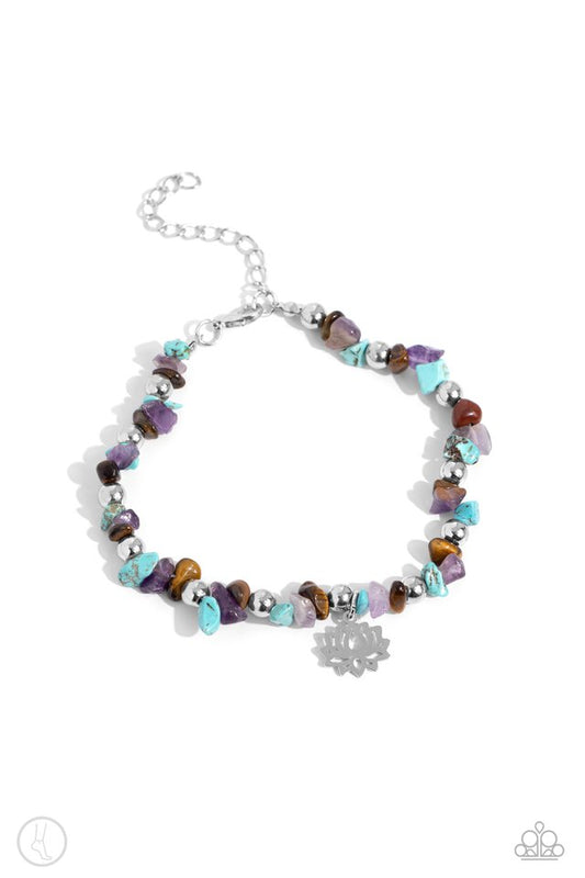 Lotus Landslide - Multi - Paparazzi Bracelet Image