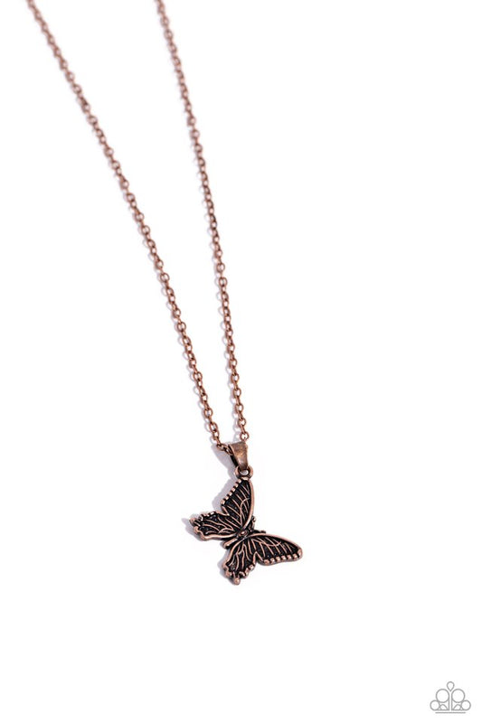 Midair Magic - Copper - Paparazzi Necklace Image