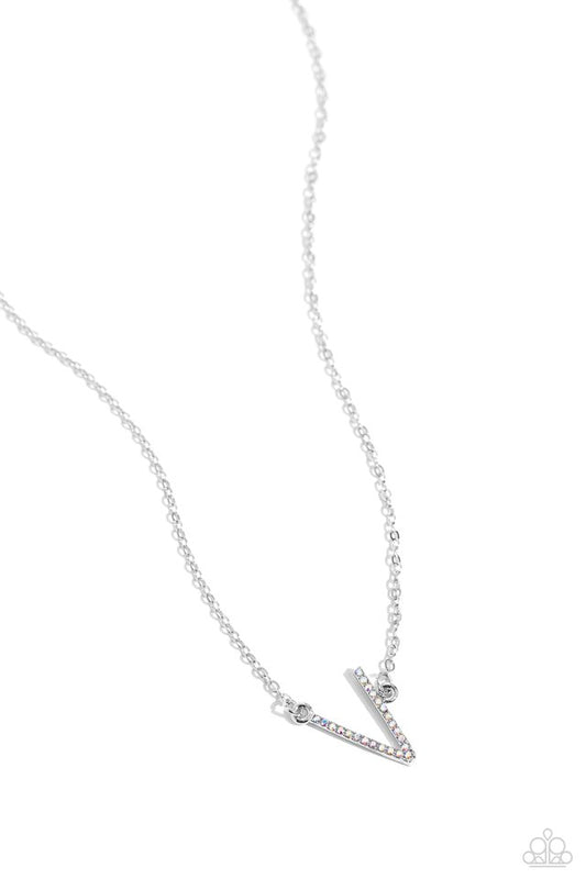 INITIALLY Yours - V - Multi - Paparazzi Necklace Image