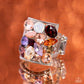 Bedazzled Backdrop - Brown - Paparazzi Ring Image
