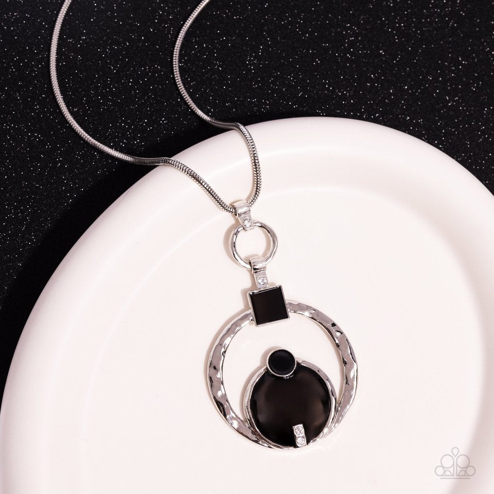 Tastefully Transparent - Black - Paparazzi Necklace Image