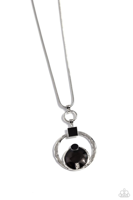 Tastefully Transparent - Black - Paparazzi Necklace Image