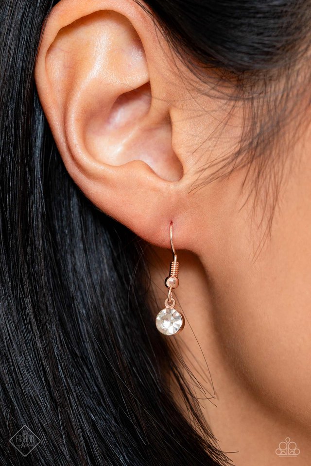 Soft-Hearted Series - Rose Gold - Paparazzi Necklace Image