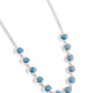 Going Global - Blue - Paparazzi Necklace Image