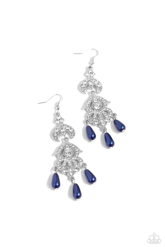 Cosmopolitan Combo - Blue - Paparazzi Earring Image