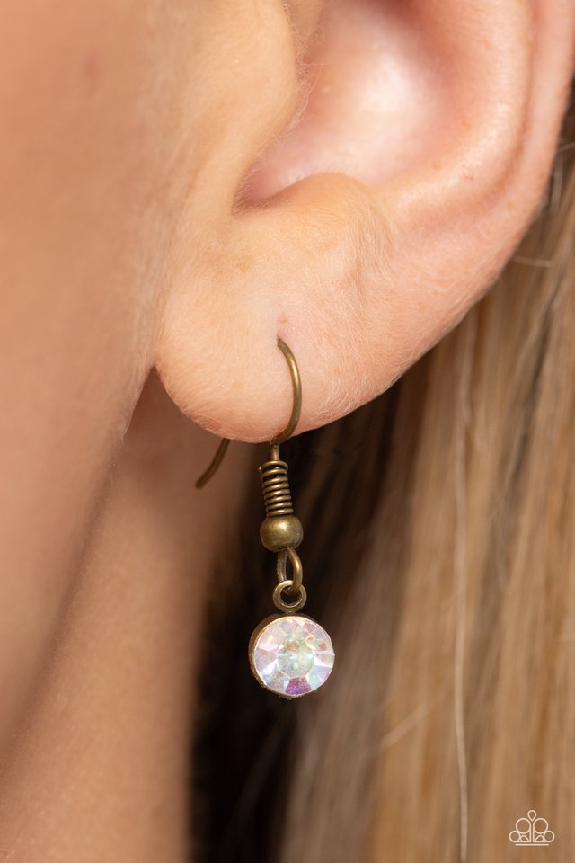 Gleaming Gala - Brass - Paparazzi Necklace Image