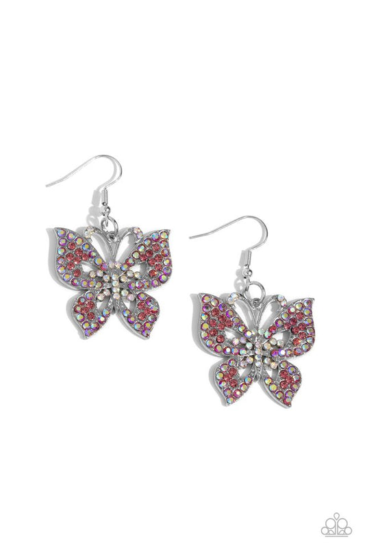 Bejeweled Breeze - Pink - Paparazzi Earring Image