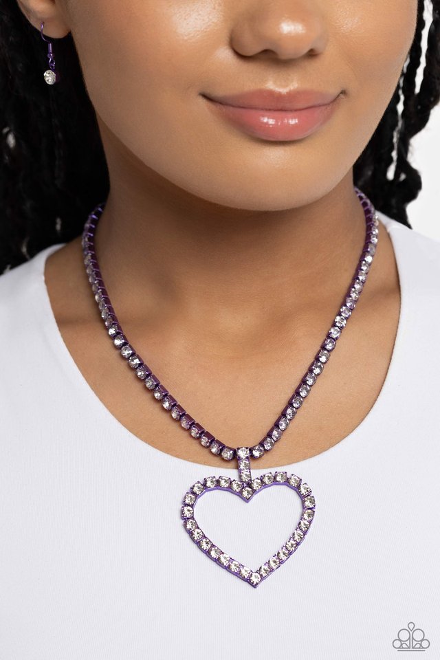 Paparazzi Necklace ~ Flirting Fancy - Purple – Paparazzi Jewelry | Online  Store