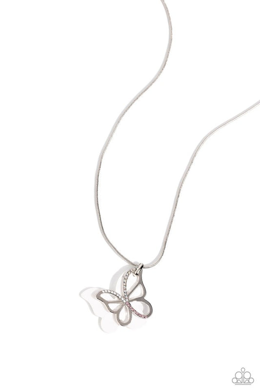 Detailed Dance - White - Paparazzi Necklace Image