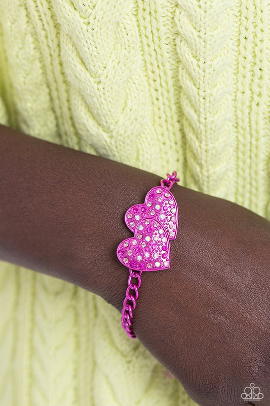 Lovestruck Lineup - Pink - Paparazzi Bracelet Image