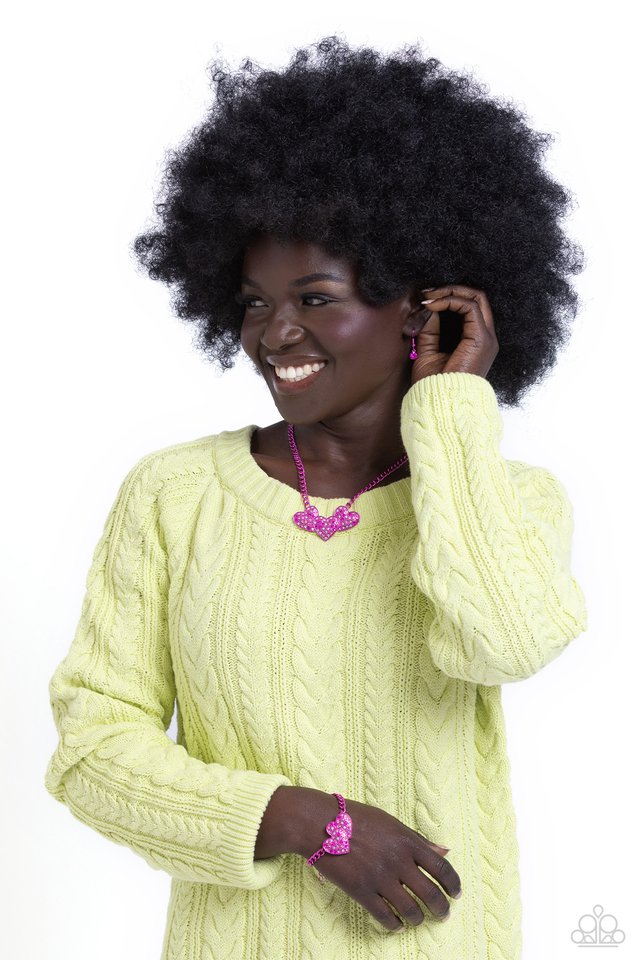 Lovestruck Lineup - Pink - Paparazzi Bracelet Image