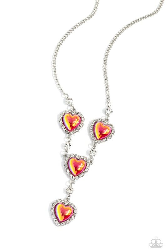 Stuck On You - Red - Paparazzi Necklace Image