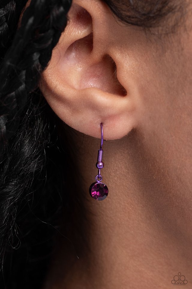 Eclectically Enamored - Purple - Paparazzi Necklace Image
