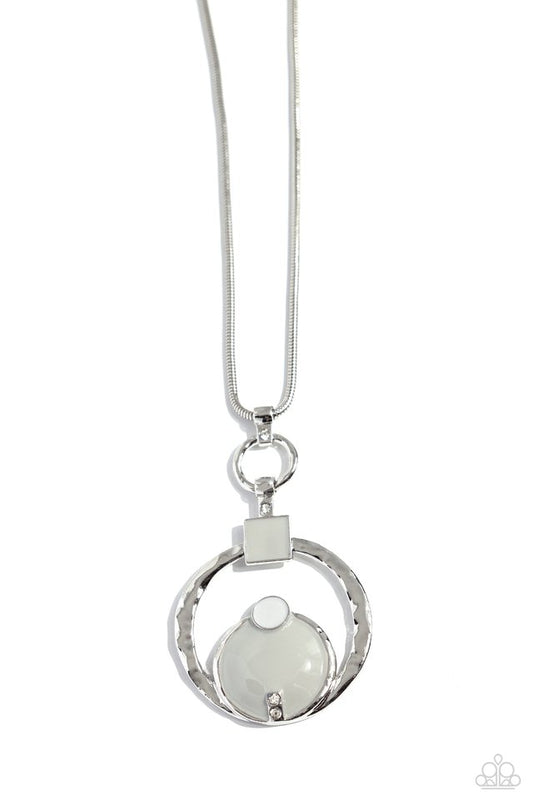 Tastefully Transparent - Silver - Paparazzi Necklace Image