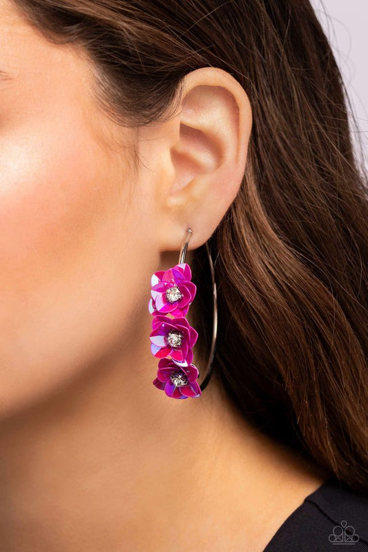 Ethereal Embellishment - Pink - Paparazzi Earring Image