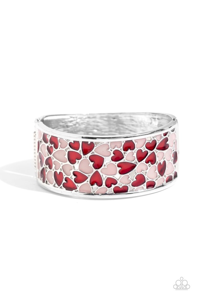 Penchant for Patterns - Red - Paparazzi Bracelet Image