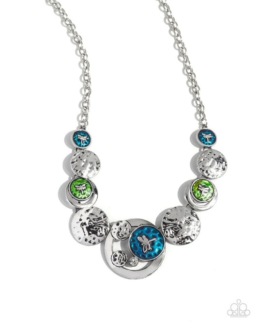 Dragonfly Design - Multi - Paparazzi Necklace Image