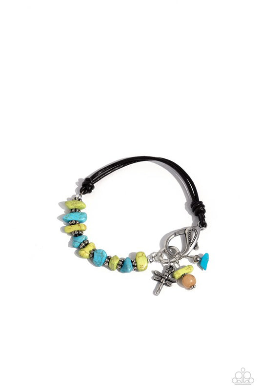 Daring Dragonfly - Green - Paparazzi Bracelet Image