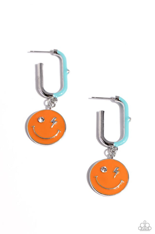 Personable Pizzazz - Orange - Paparazzi Earring Image