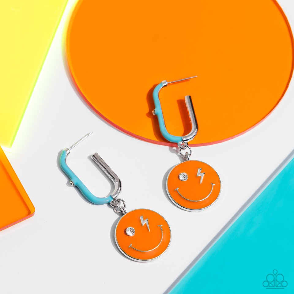 Personable Pizzazz - Orange - Paparazzi Earring Image