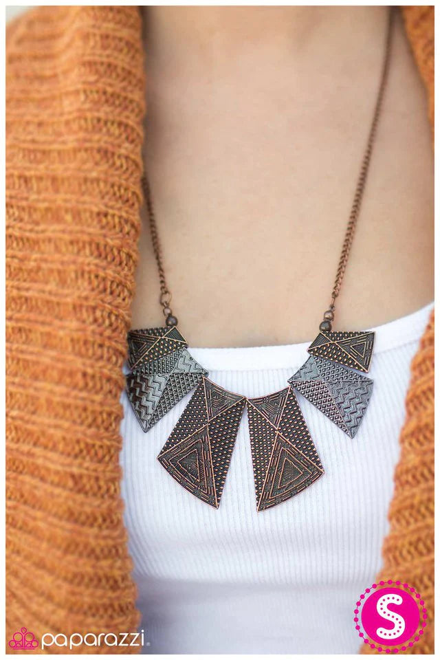 Paparazzi Necklace ~ The Wild Kingdom - Copper