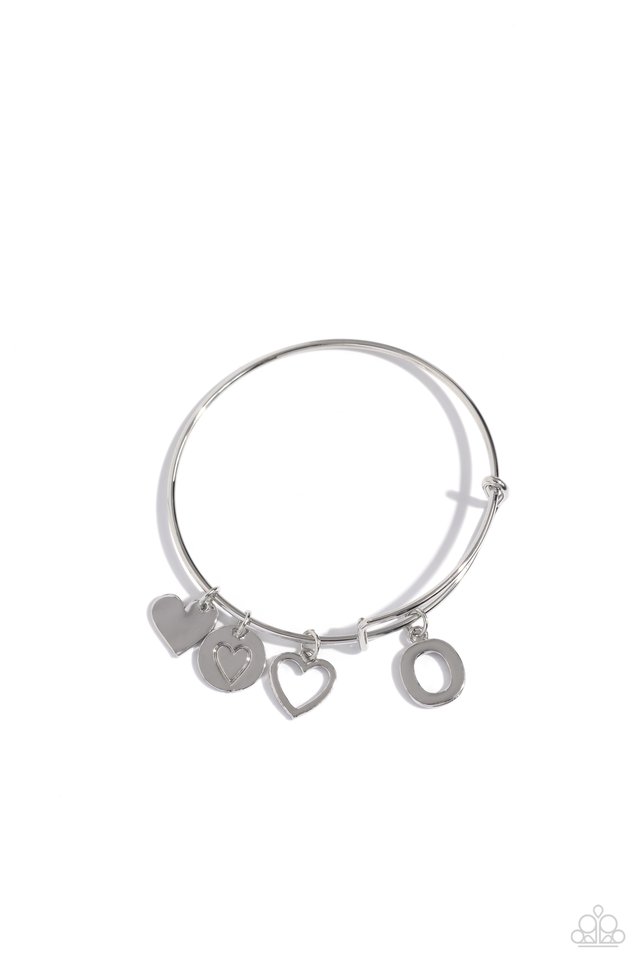 Making It INITIAL - Silver - O - Paparazzi Bracelet Image