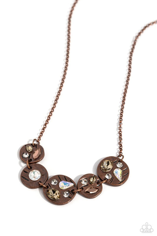 Handcrafted Honor - Copper - Paparazzi Necklace Image