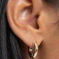 Textured Theme - Gold - Paparazzi Earring Image