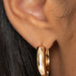 Simply Sinuous - Gold - Paparazzi Earring Image