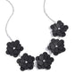 Balance of FLOWER - Black - Paparazzi Necklace Image