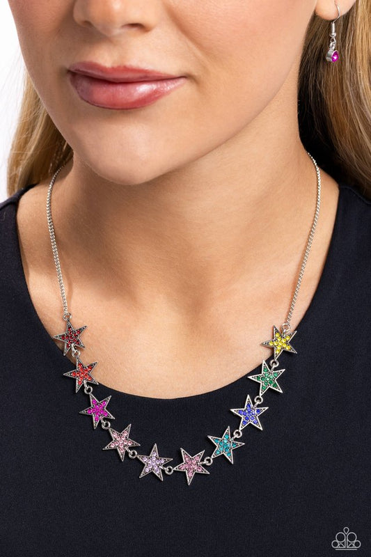 Star Quality Sensation - Multi - Paparazzi Necklace Image
