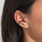 Barbell Beauty - Black - Paparazzi Earring Image