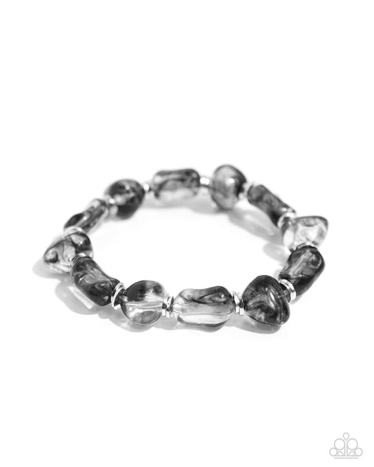GLASSY Genre - Black - Paparazzi Bracelet Image