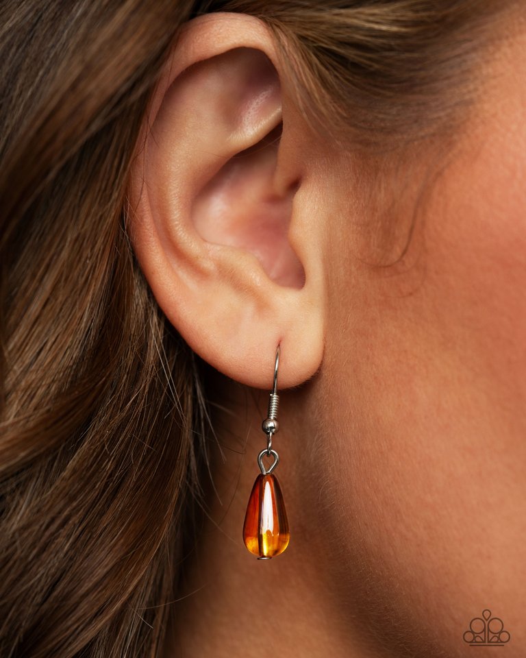 GLASSY Getaway - Brown - Paparazzi Necklace Image