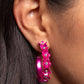 Fashionable Flower Crown - Pink - Paparazzi Earring Image
