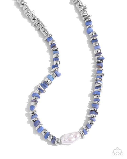 Seasonal Socialite - Blue - Paparazzi Necklace Image