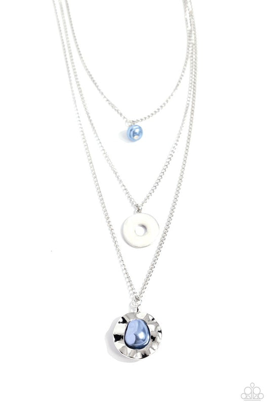 Refined Reaction - Blue - Paparazzi Necklace Image