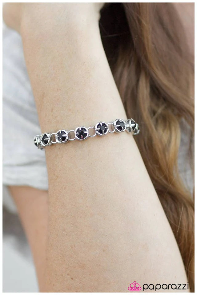 Pulsera Paparazzi ~ Ahora que eres mía - Negro