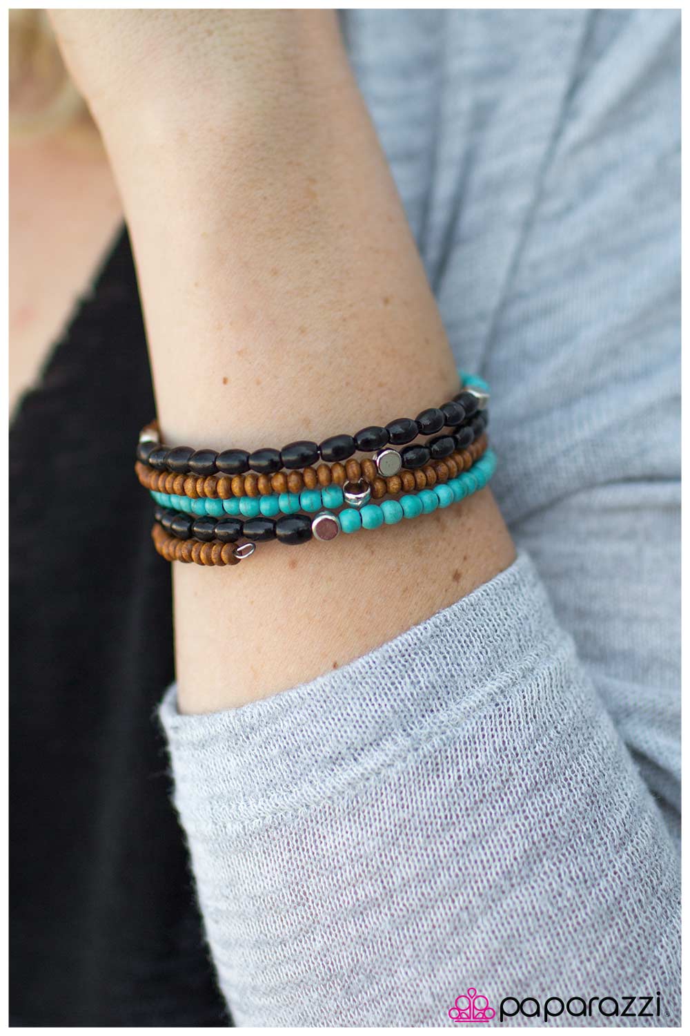 Pulsera Paparazzi ~ Su naturaleza humana - Azul