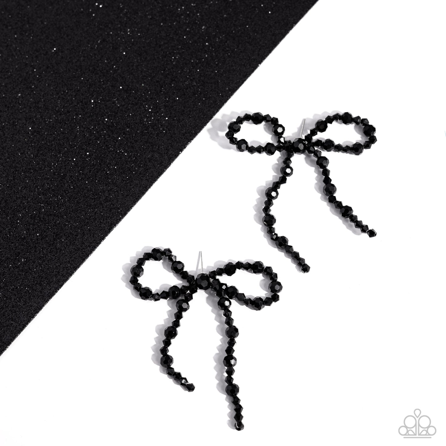 Pendiente Paparazzi ~ Pajarita de mayordomo - Negro