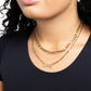 Lovely Layers - Gold - Paparazzi Necklace Image