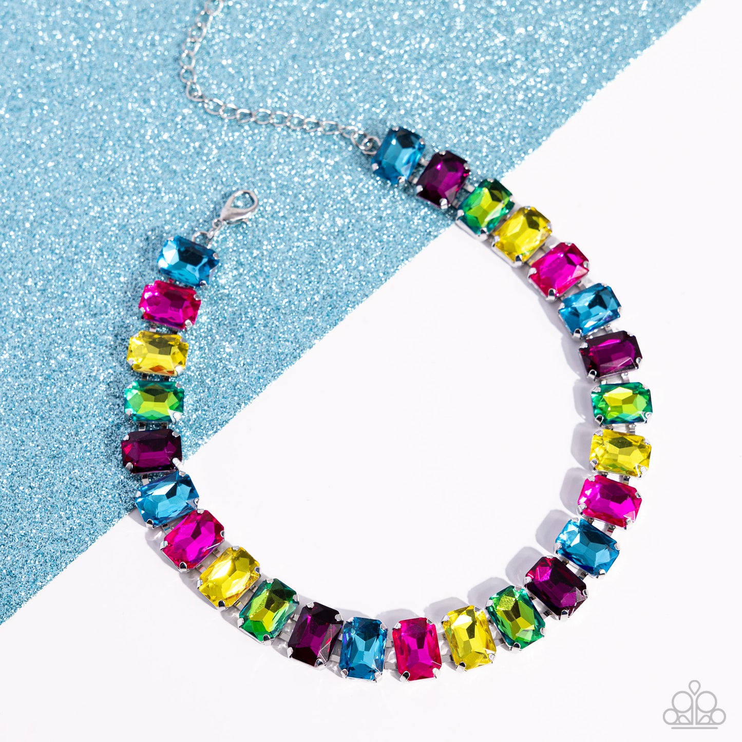 Paparazzi Necklace ~ Ecstatic Emeralds - Multi